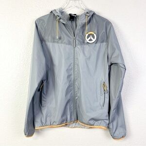 Blizzard Jinx Overwatch Logo Zip Up Windbreaker Jacket Size S
